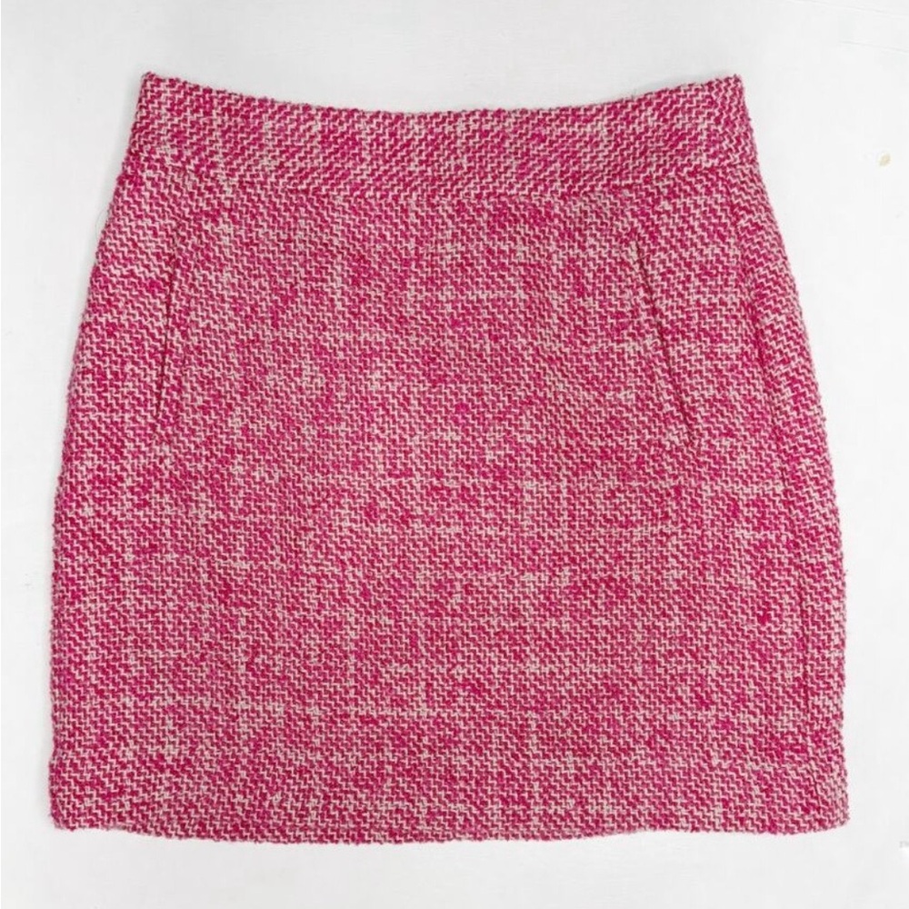 Banana Republic Pink Tweed Skirt